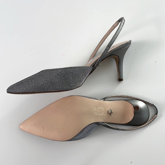 Nina kitten heel sling backs. Size 7.  Never worn with original box.  Beautiful. - Picture 4 of 5